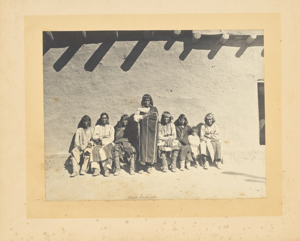 John K. Hillers:Zuni Indians, Poster Print Wall Art
