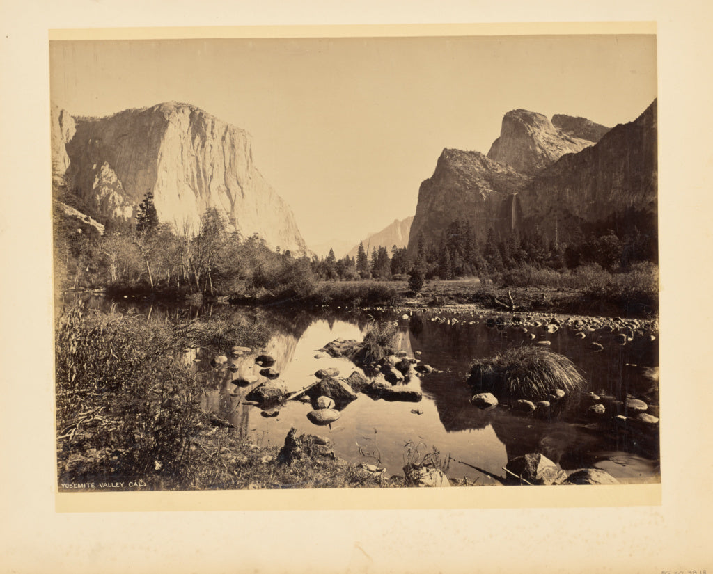 John K. Hillers:Yosemite Valley, California, Poster Print Wall Art