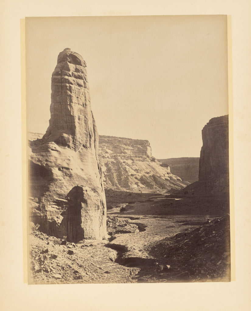 John K. Hillers:[Landscape with Fault], Poster Print Wall Art