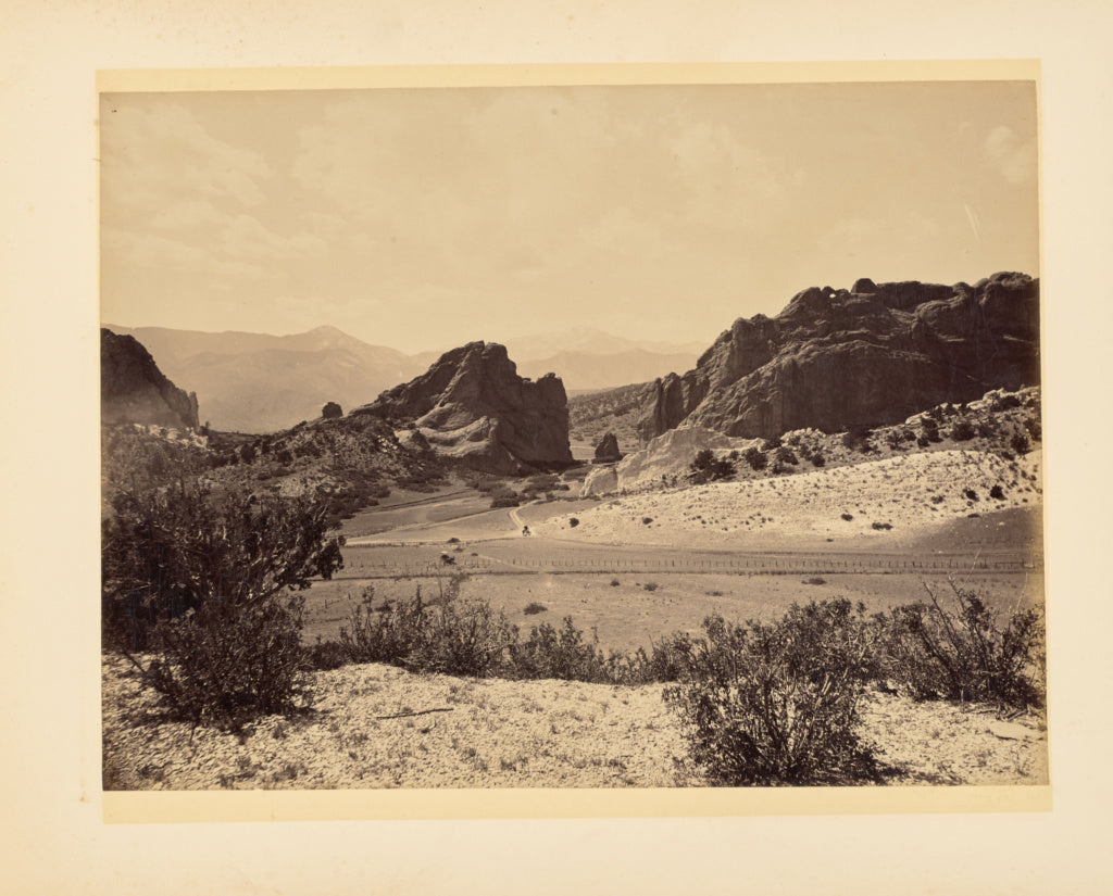 John K. Hillers:[Landscape with Wagon], Poster Print Wall Art