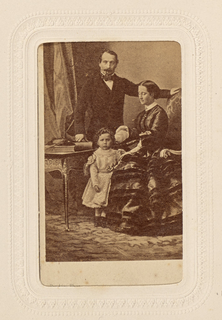 André Adolphe-Eugène Disdéri:La famille imperiale [Napoleon , Poster Print Wall Art