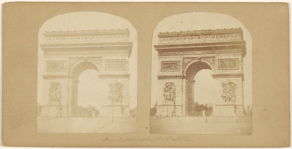 Nikolaas HennemanAttributed to:[Arc de Triomphe de l'etoile], Poster Print Wall Art