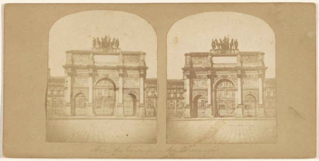 Nikolaas HennemanAttributed to:[Arc de Triomphe du Carousel], Poster Print Wall Art