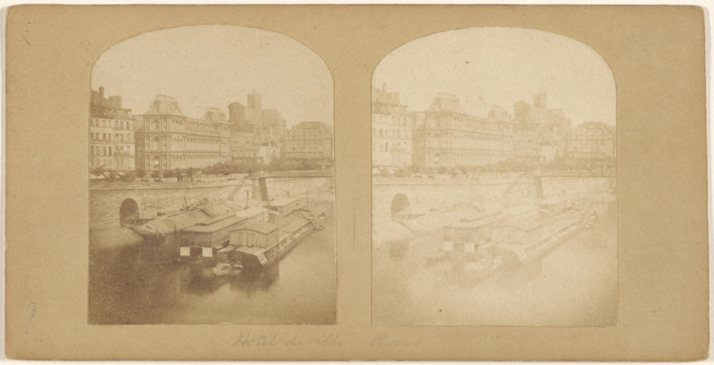 Nikolaas HennemanAttributed to:[Hotel de Ville, Paris], Poster Print Wall Art