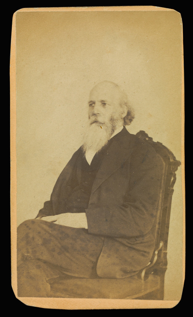 William H. Mumler:[Unidentified balding man with a long whit,16x12