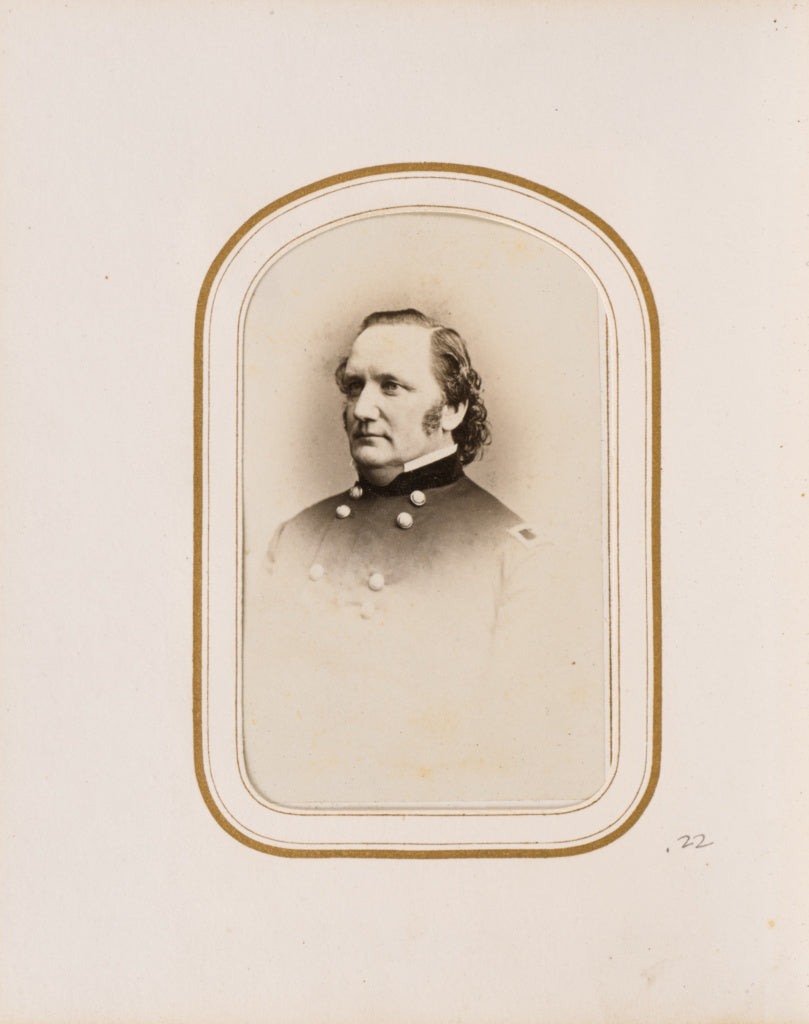 Charles DeForest Fredricks:[Unidentified Civil War officer], Poster Print Wall Art
