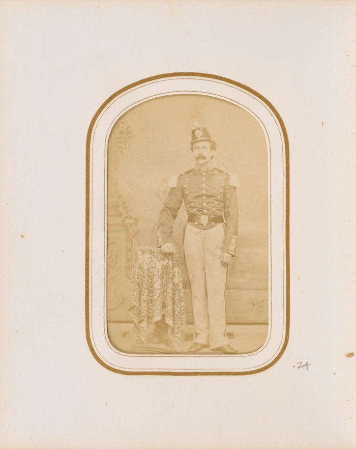 Unknown maker, American:[Unidentified Civil War officer],16x12