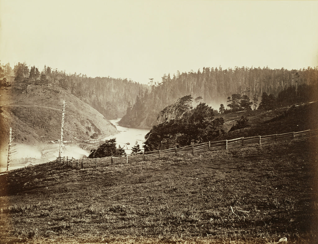 Carleton Watkins:Albion River, Mendocino Co. Cal.,16x12"(A3)Poster