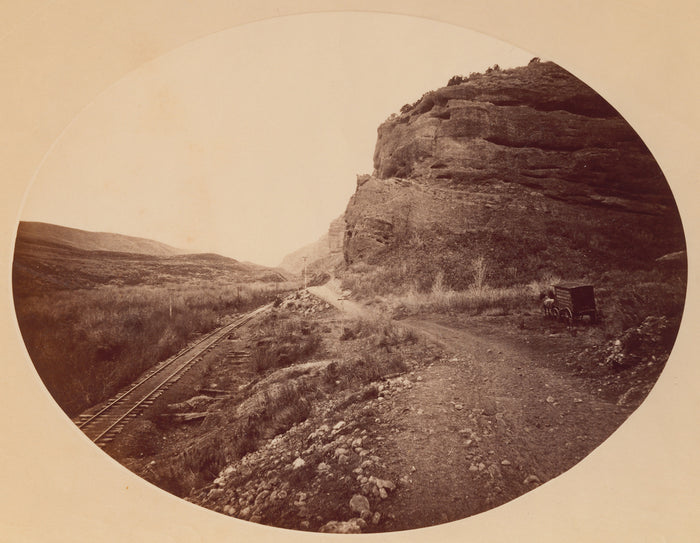 Carleton Watkins:Red Rock in Echo Canyon, Utah,16x12