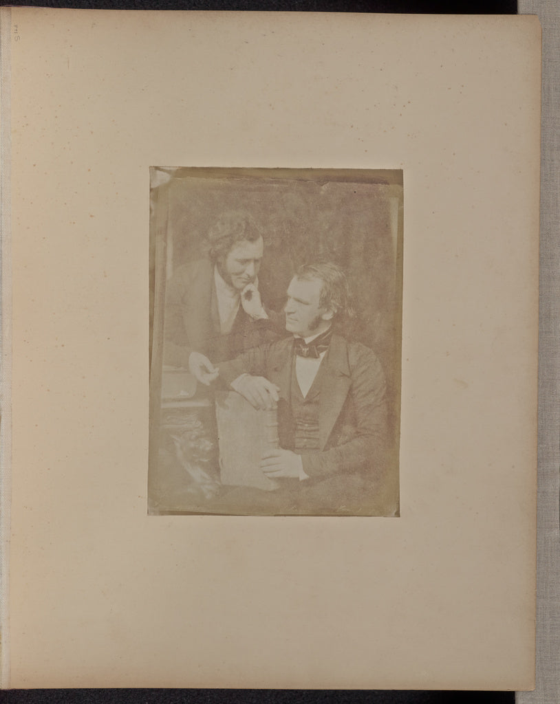 Hill & Adamson:[Rev Moir and John Gibson], Poster Print Wall Art
