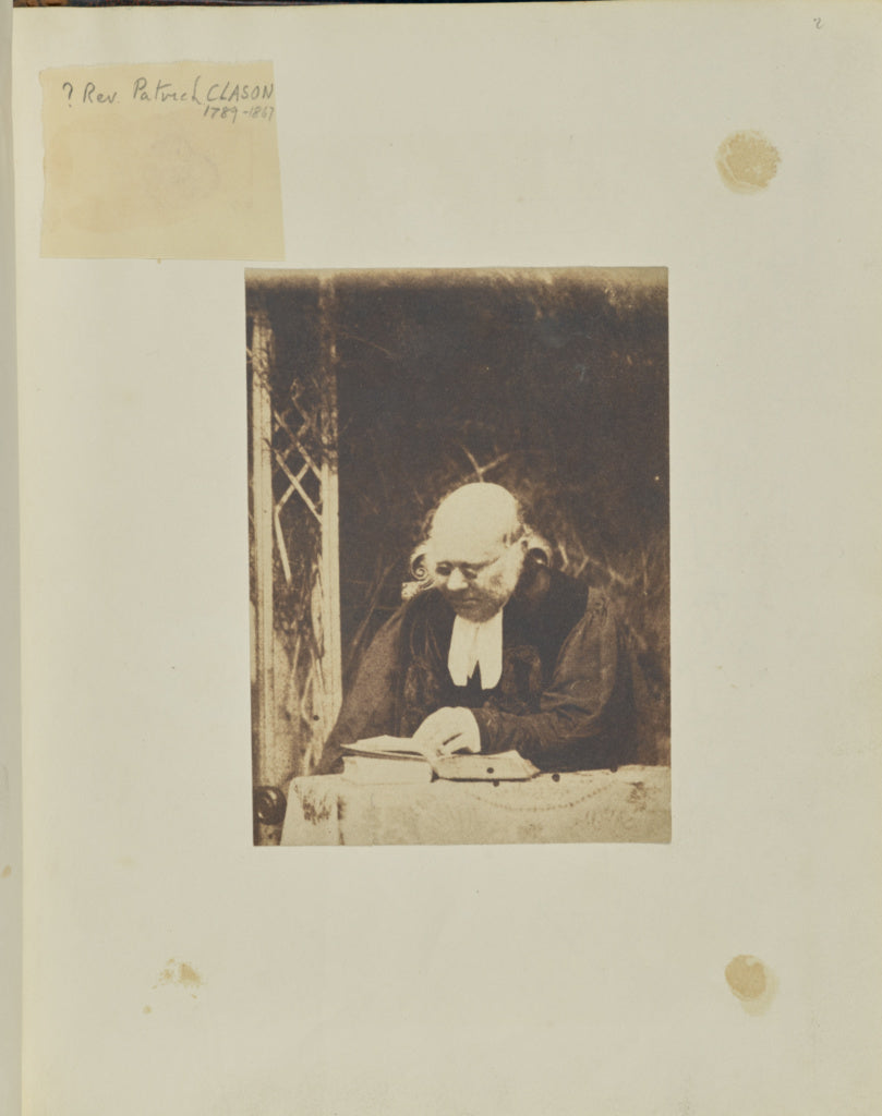 Hill & Adamson:[Rev Dr Patrick Clason], Poster Print Wall Art