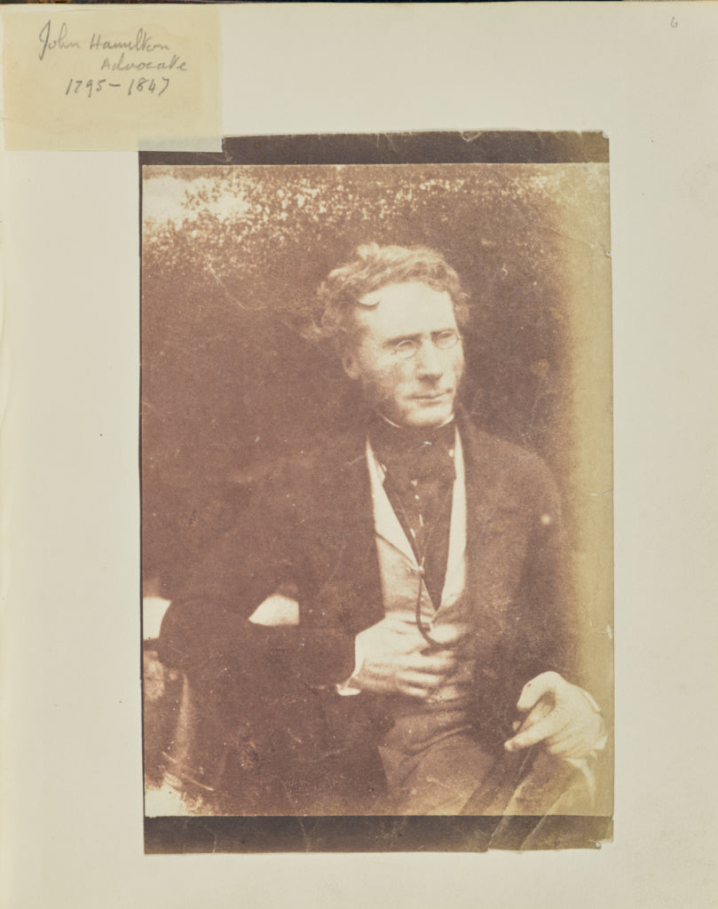 Hill & Adamson:[John Hamilton], Poster Print Wall Art