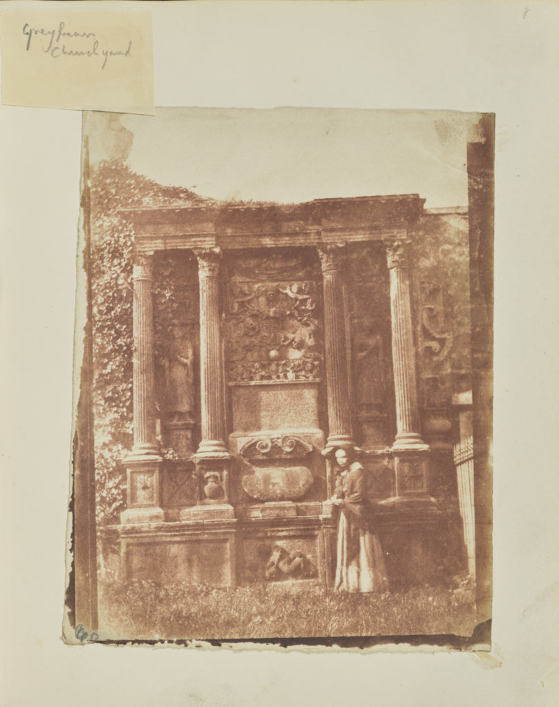 Hill & Adamson:[Greyfriars' Churchyard, the Tod Monument], Poster Print Wall Art