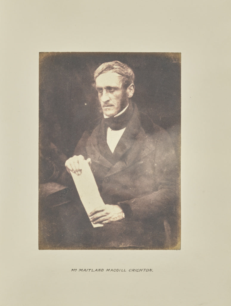 Hill & Adamson:[Mr. Maitland MacGill Crichton], Poster Print Wall Art