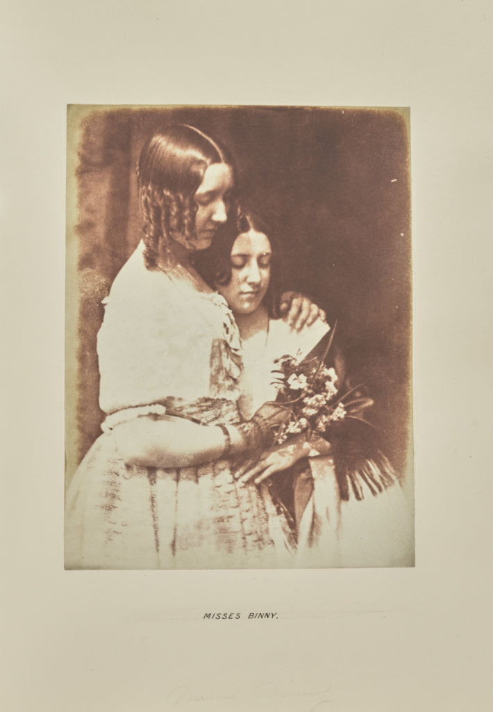Hill & Adamson:[Misses Binny], Poster Print Wall Art