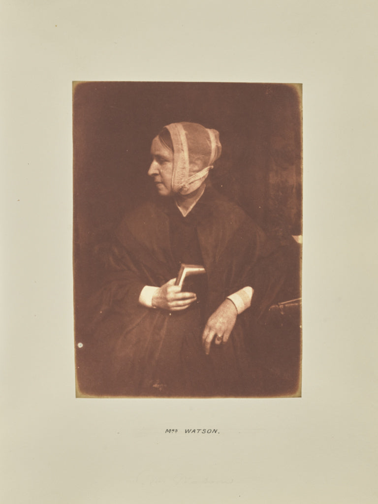 Hill & Adamson:[Mrs Watson], Poster Print Wall Art