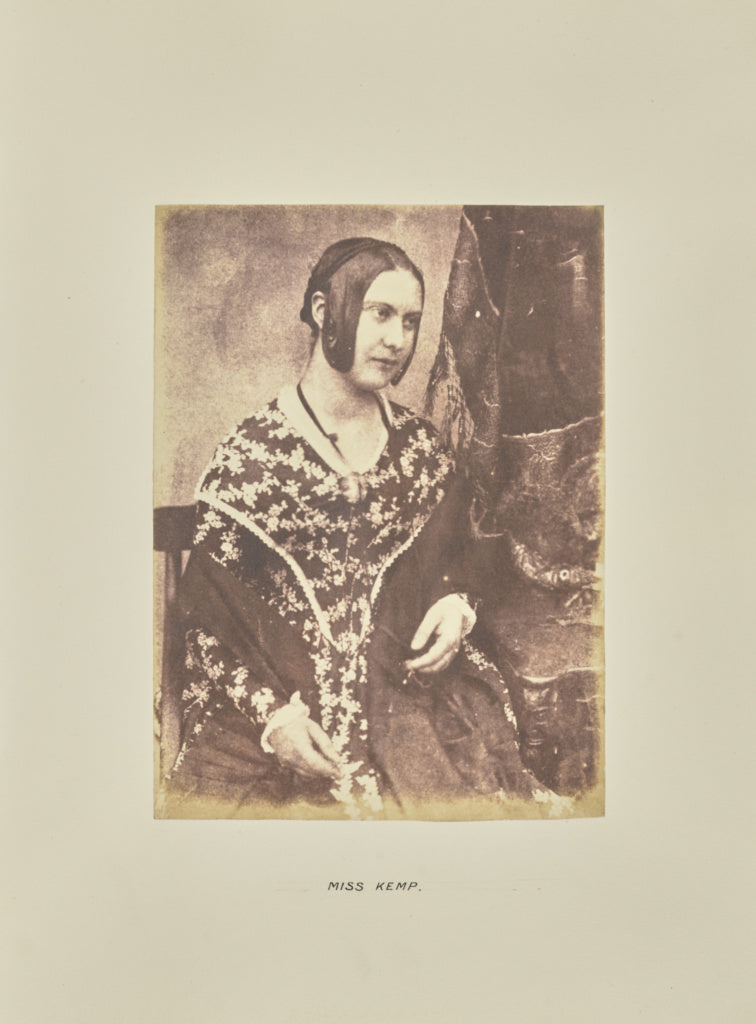 Hill & Adamson:[Miss Kemp], Poster Print Wall Art