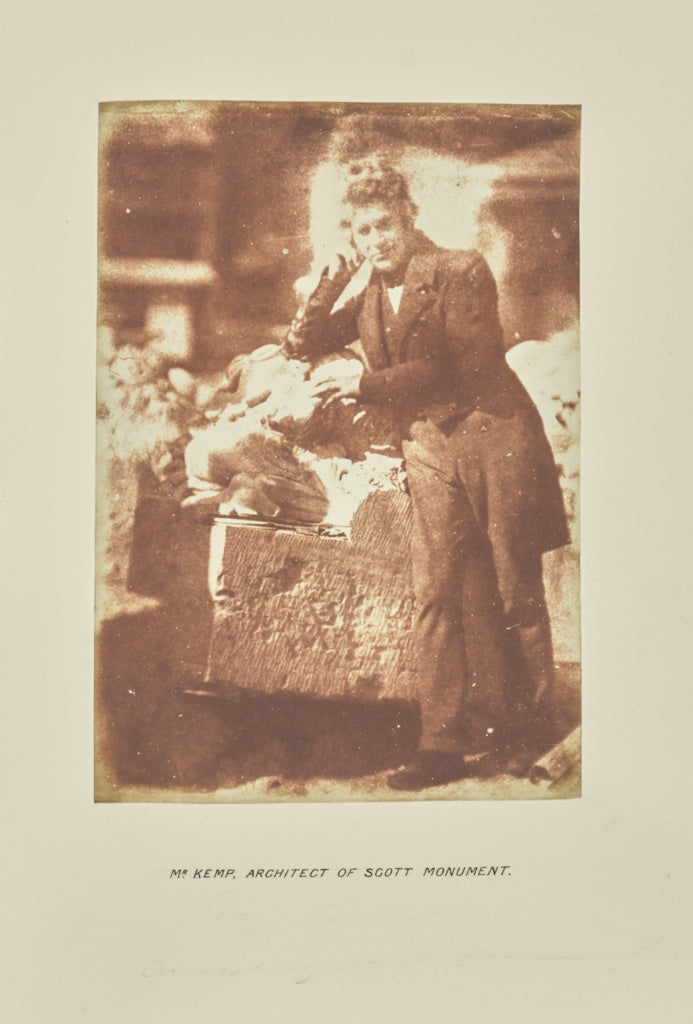 Hill & Adamson:[Mr. Kemp, Architect of Scott Monument.], Poster Print Wall Art