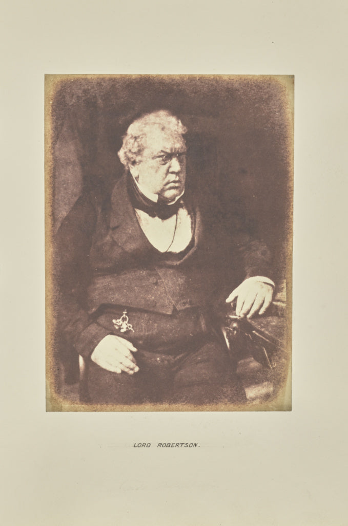 Hill & Adamson:[Lord Robertson], Poster Print Wall Art