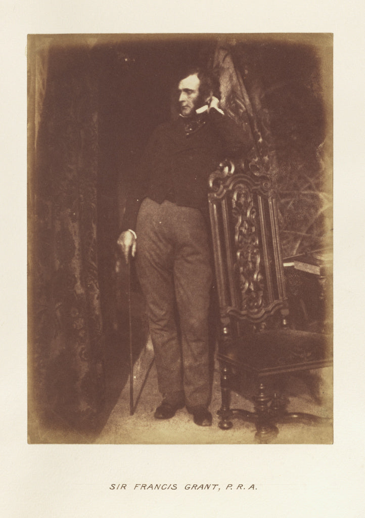 Hill & Adamson:[Sir Francis Grant, P.R.A.], Poster Print Wall Art
