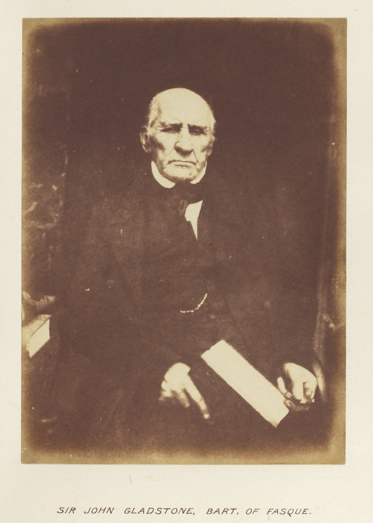 Hill & Adamson:[Sir John Gladstone, Baronet of Fasque], Poster Print Wall Art