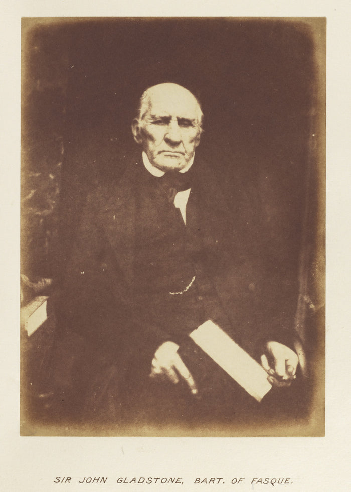Hill & Adamson:[Sir John Gladstone, Baronet of Fasque],16x12