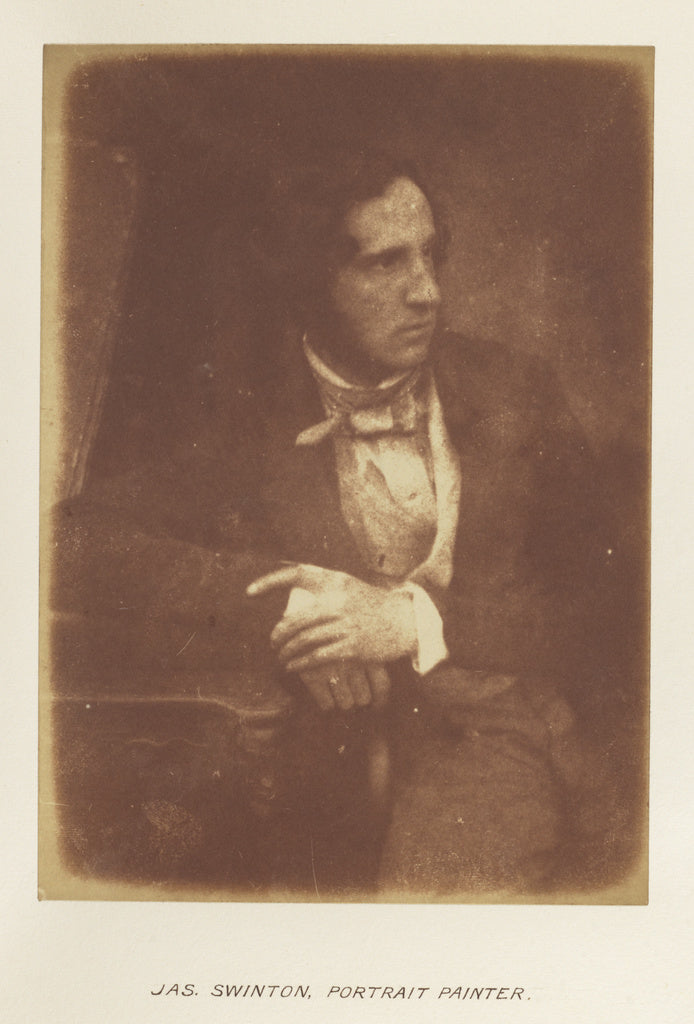 Hill & Adamson:[James Rannie Swinton, Portrait Painter], Poster Print Wall Art