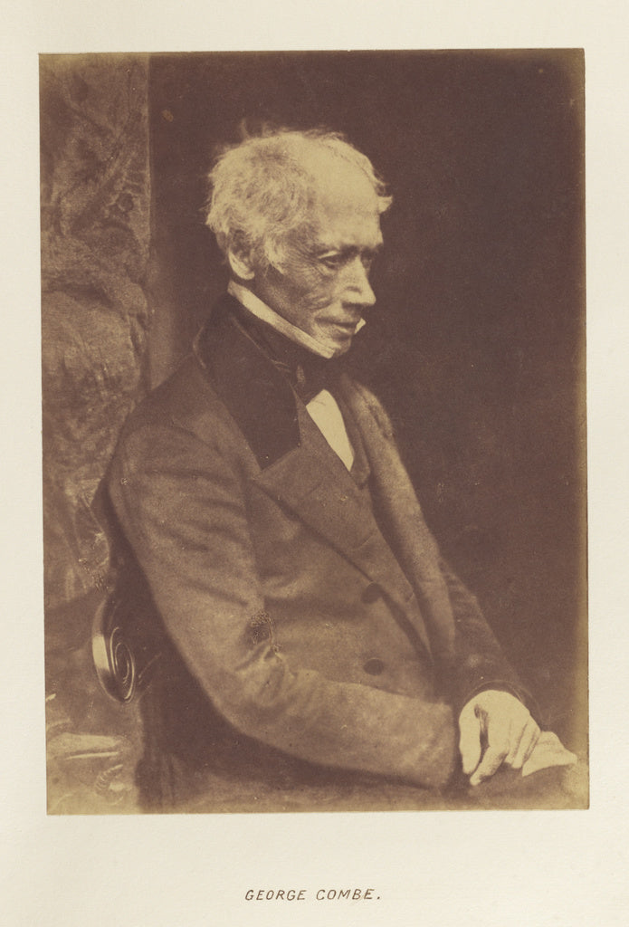 Hill & Adamson:[George Combe], Poster Print Wall Art
