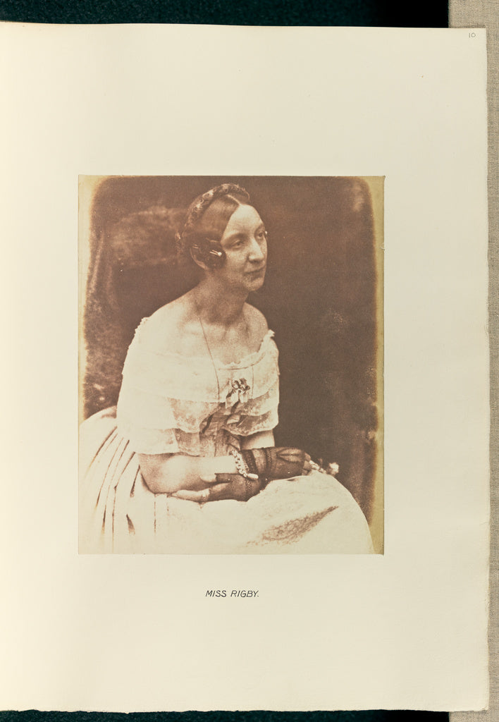 Hill & Adamson:[Miss Rigby], Poster Print Wall Art