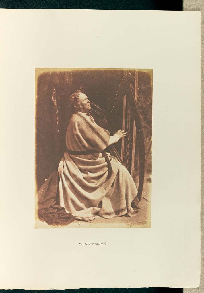 Hill & Adamson:[Blind Harper], Poster Print Wall Art
