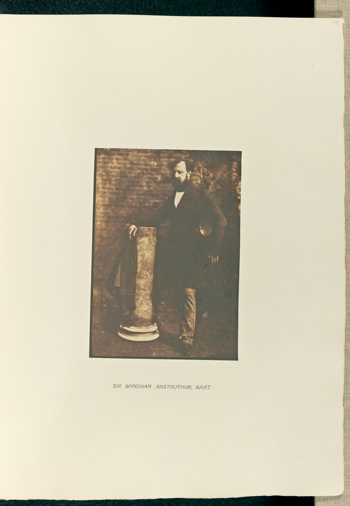 Hill & Adamson:[Sir Wyndham Anstruther, Bart.],16x12