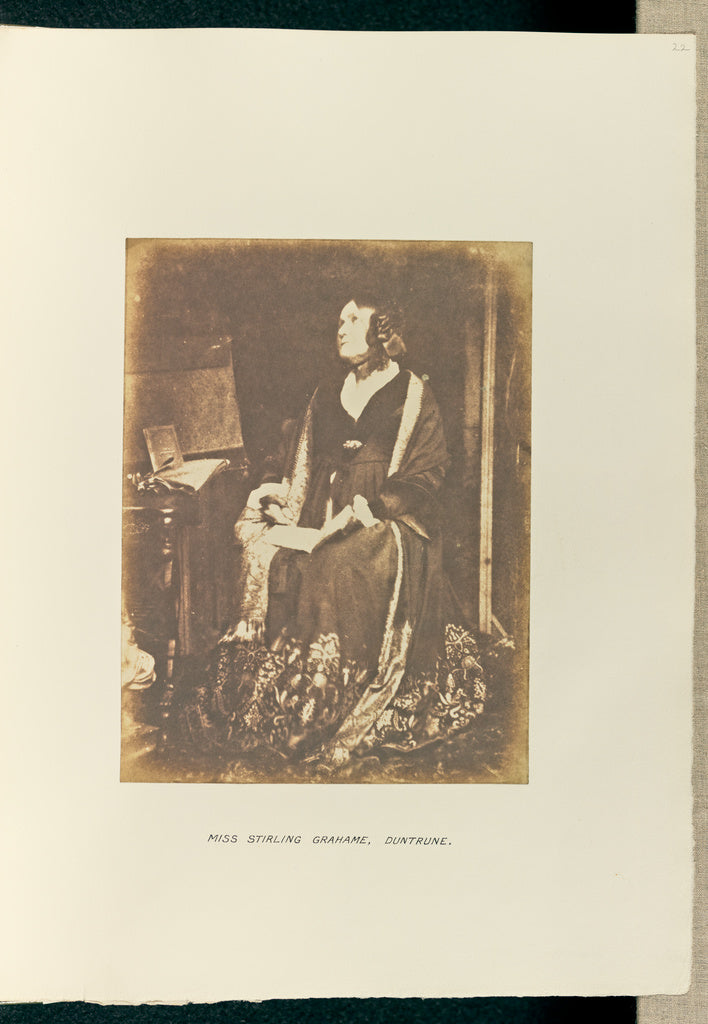Hill & Adamson:[Miss Stirling Grahame, Duntrune], Poster Print Wall Art