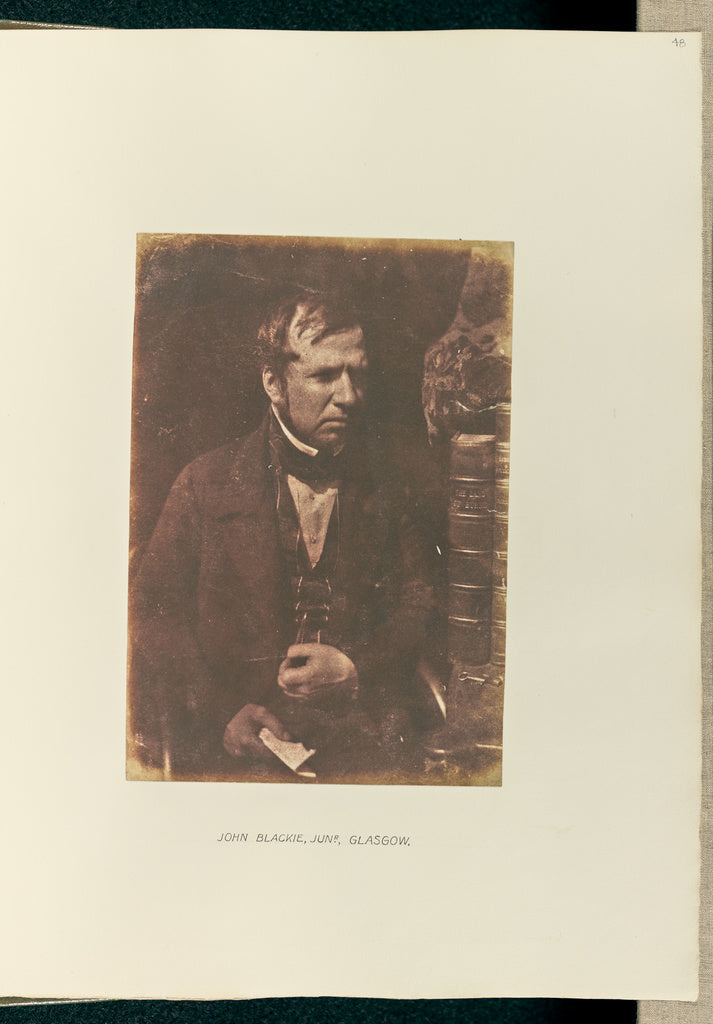 Hill & Adamson:[John Blackie, Junior, Glasgow], Poster Print Wall Art