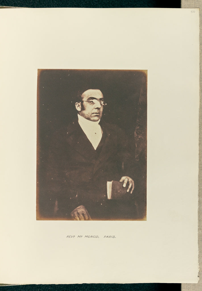 Hill & Adamson:[Rev. Mr. Monod], Poster Print Wall Art