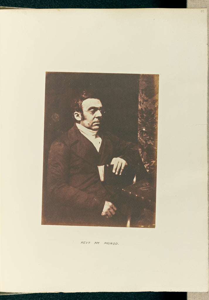 Hill & Adamson:[Revd. Mr. Monod], Poster Print Wall Art