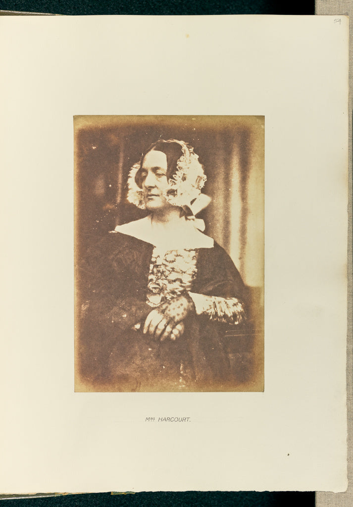 Hill & Adamson:[Mrs. Harcourt], Poster Print Wall Art