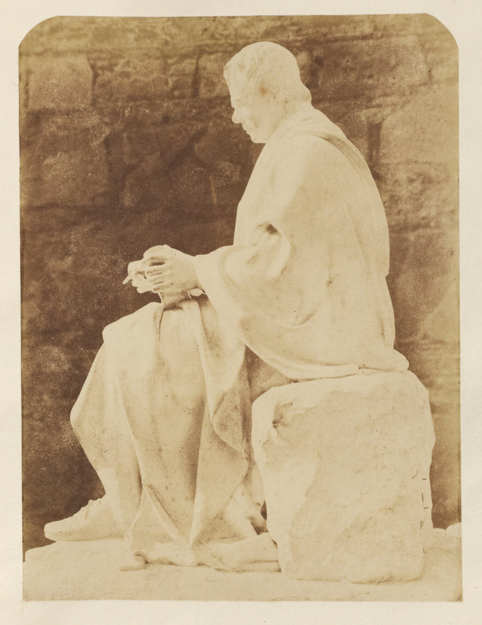 Hill & Adamson:[Sir Walter Scott, Statue for Monument],16x12