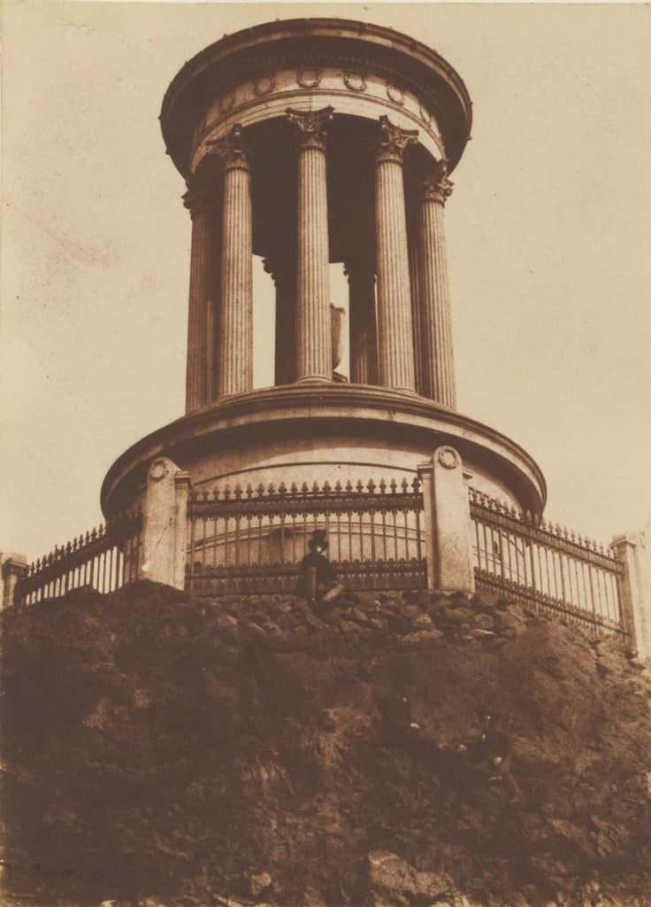 Hill & Adamson:[Dugald Stewart's Monument, Calton Hill], Poster Print Wall Art