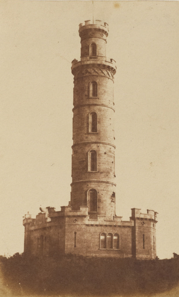 Hill & Adamson:[Nelsons Monument, Calton Hill.], Poster Print Wall Art
