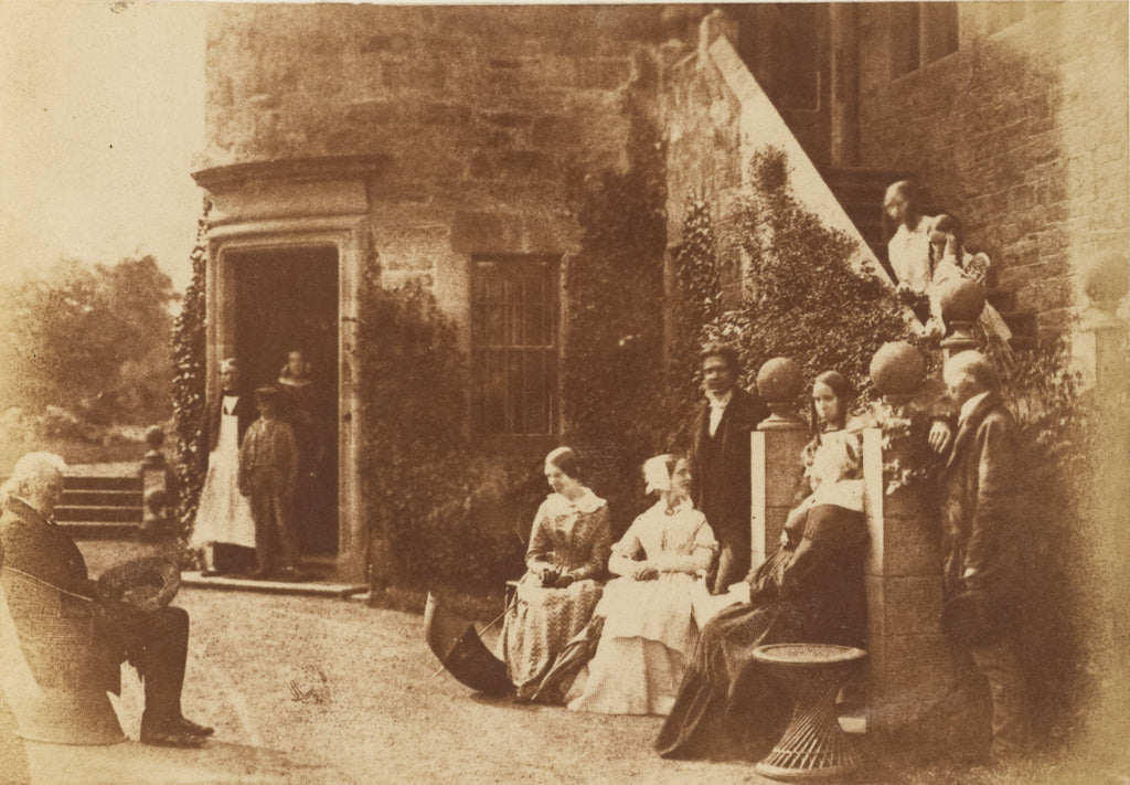 Hill & Adamson:[Bonaly Tower, Colinton], Poster Print Wall Art