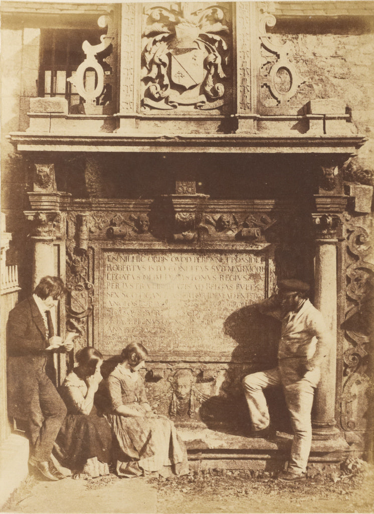 Hill & Adamson:[Dennistoun Monument, Greyfriars, Edinburgh], Poster Print Wall Art