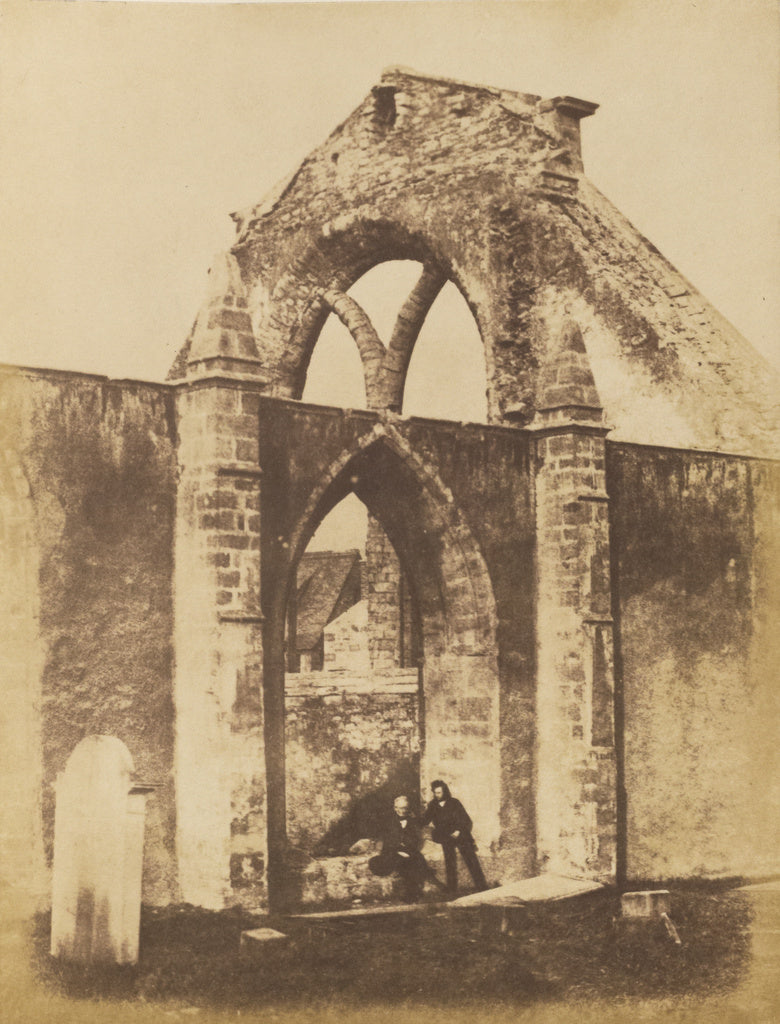 Hill & Adamson:[Greyfriars Church, In Ruins, After Fire], Poster Print Wall Art