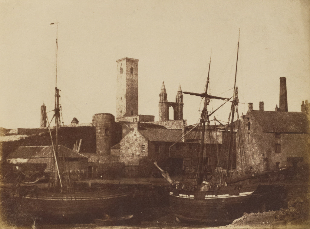 Hill & Adamson:[St. Andrews Harbour], Poster Print Wall Art