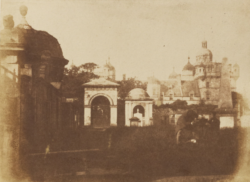 Hill & Adamson:[Greyfriars Churchyard & Heriot's Hospital.], Poster Print Wall Art