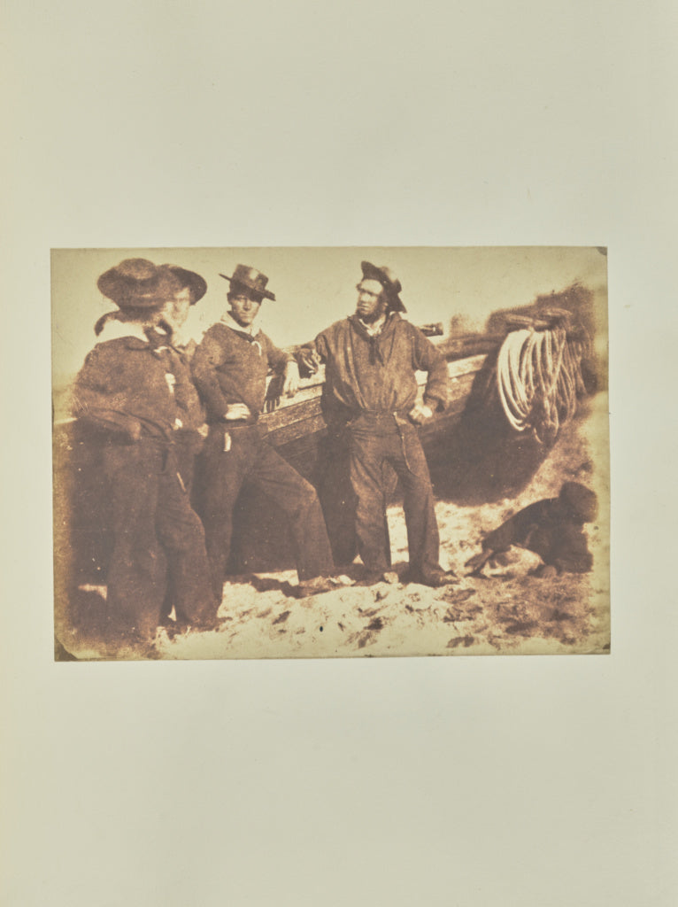 Hill & Adamson:[Group of English Yachtsmen], Poster Print Wall Art