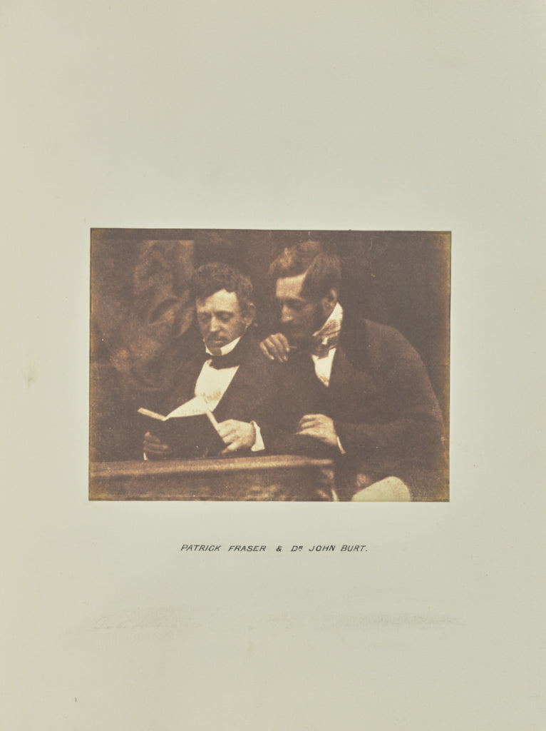 Hill & Adamson:[Peter Scott Fraser and Dr. John Burt], Poster Print Wall Art