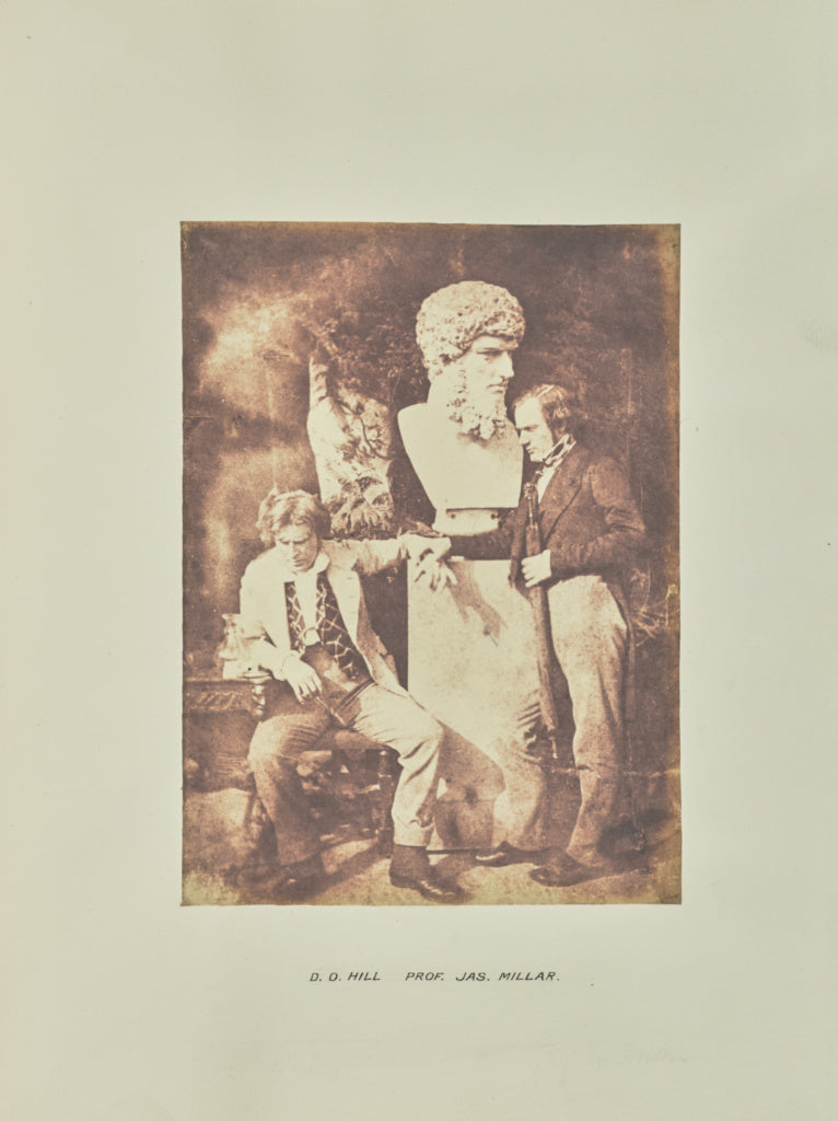 Hill & Adamson:[D. O. Hill and Professor James Miller], Poster Print Wall Art