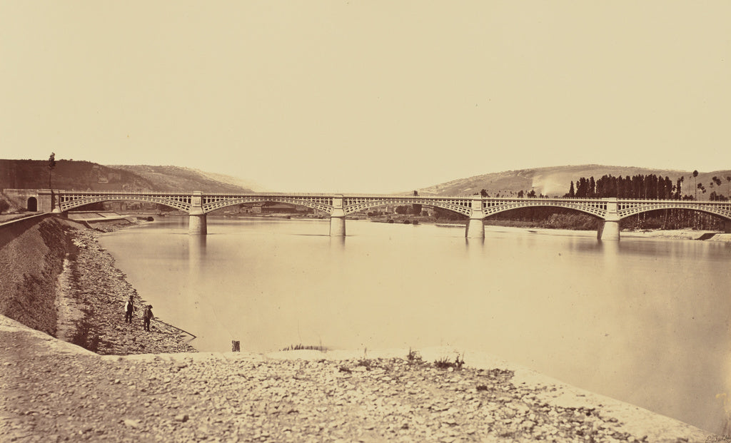 edouard Baldus:Givors. Viaduc, Poster Print Wall Art