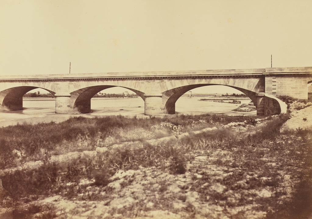 edouard Baldus:Durance. Viaduc, Poster Print Wall Art