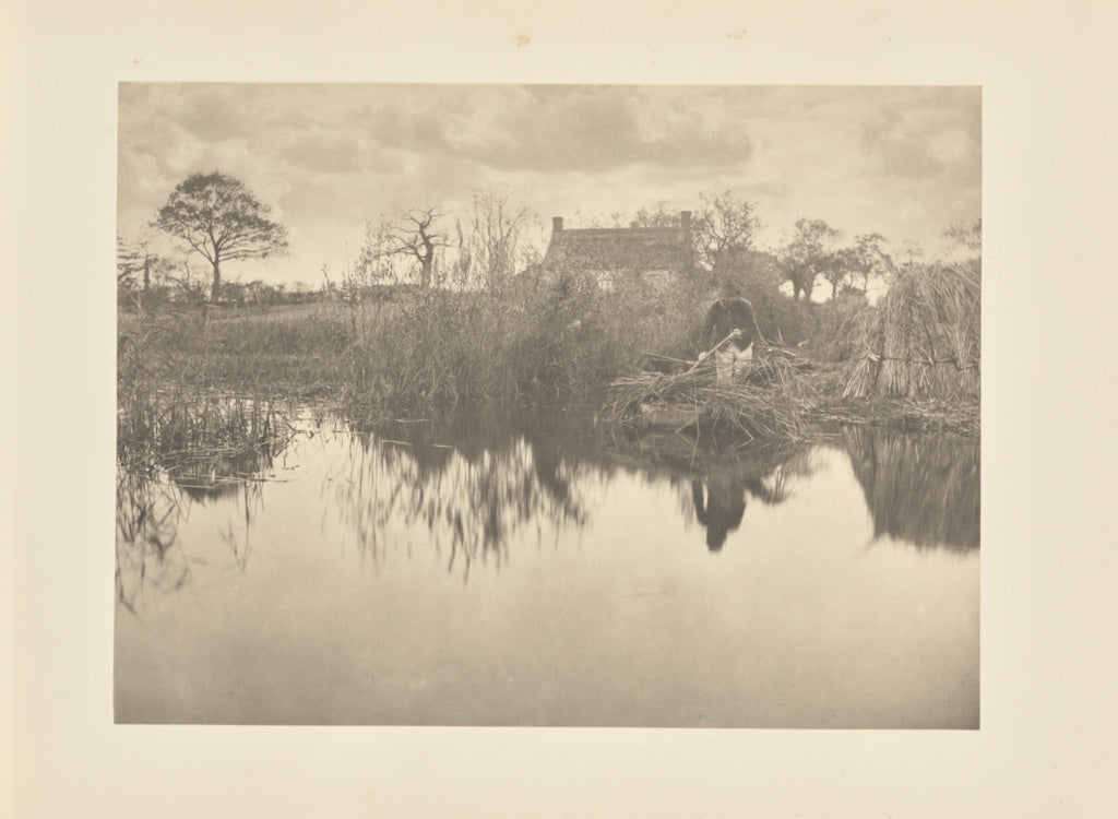 Peter Henry Emerson:Quanting the Gladdon, Poster Print Wall Art